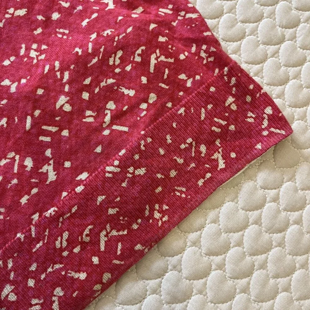 NWOT Marc by Marc Jacobs Punch Pink Multi Punch Pink Cotton Cardigan Size XS